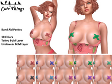 [CT] Band Aid  Pasties - BoM Layers - 10 Colors