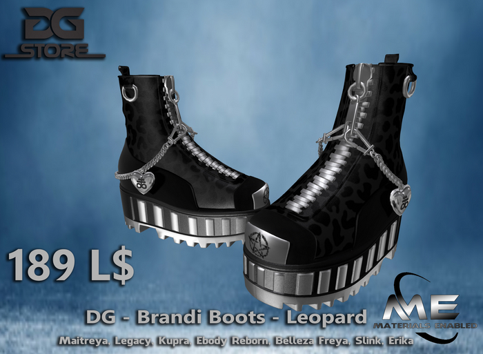 DG - Brandi Boots - Leopard - Box