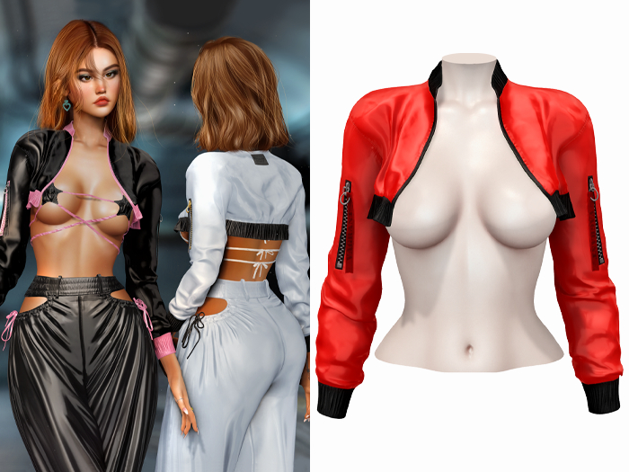 -[ vagrant ]- Alesia Jacket - Light Red