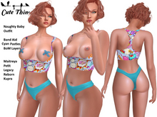 [CT] Naughty Baby Outfit PopArt - Maitreya - Petit - Reborn - Kupra - Legacy DEMO