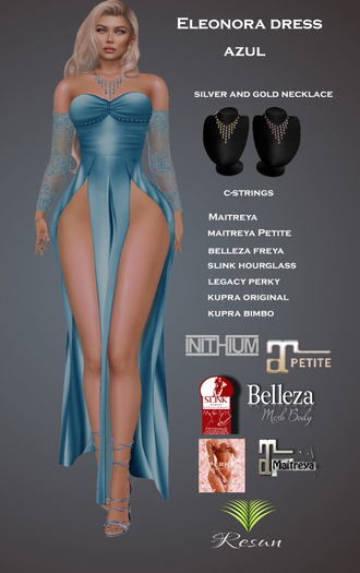 Res_Eleonora dress Azul