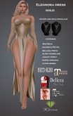 Res_Eleonora dress Gold