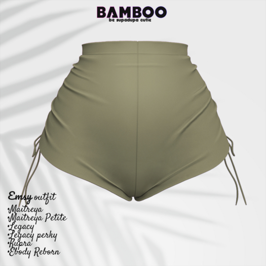 Bamboo. - Emsy shorts - Khaki (add me)