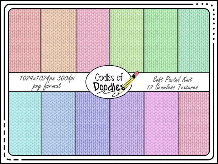 Oodles of Doodles - Soft Pastel Knit