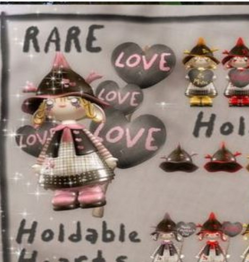 * Lil Valentine pixie * Holdable Hearts RARE