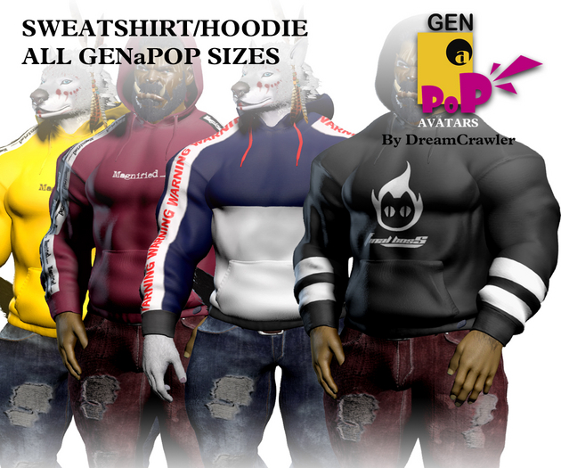 GENaPOP Sweatshirt - Hoodie ( All Sizes Included )