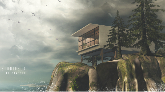 Second Life Marketplace - 01. Concept} StudioBox. Build. RARE