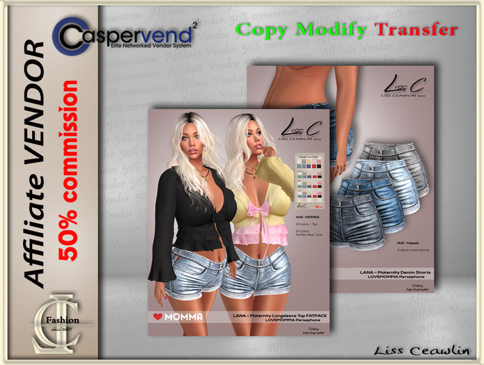 LC Affiliate Vendor [Maternity] - Lana [4 Vendors]