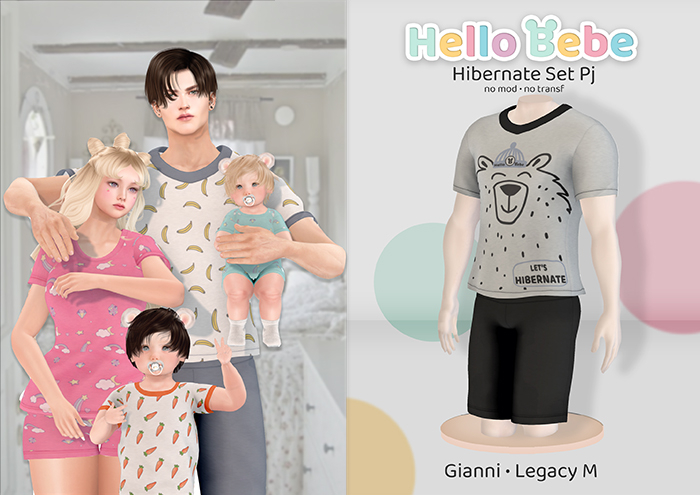 Hello Bebe - Hibernate Set PJ {Gianni, Legacy M}
