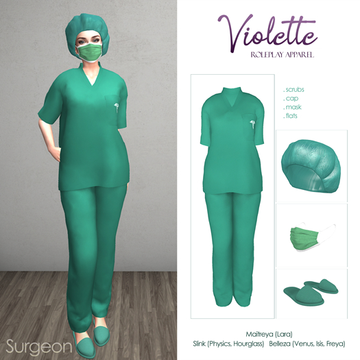 Violette - Surgeon Outfit