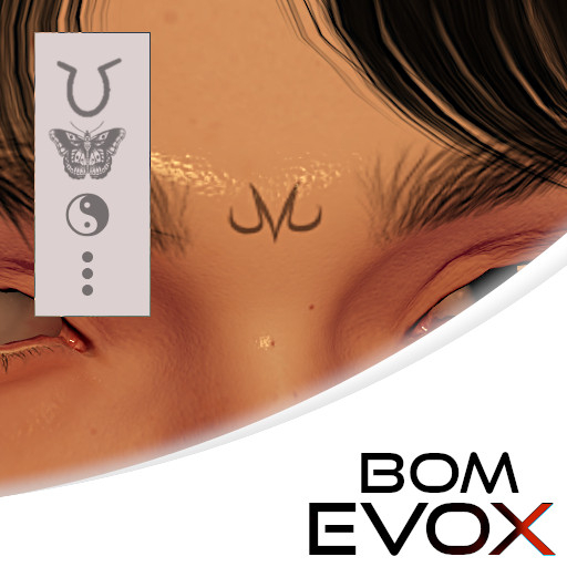evoX face tattoo