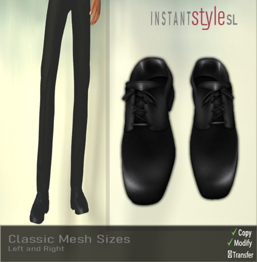 InSty Mens- Black- Lace Up Formal Shoes