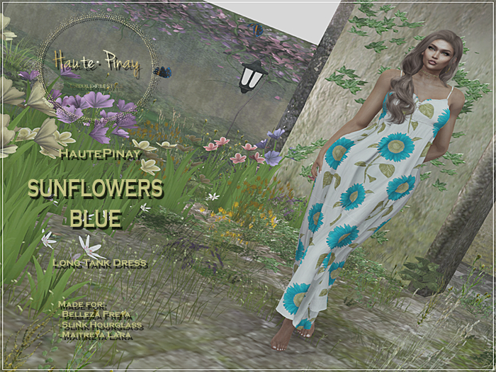 HautePinay - SUNFLOWERS BLUE