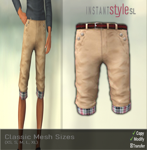InSty Mens- Beige- Shorts