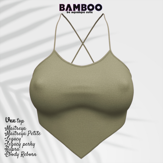 Bamboo. - Vex top - Khaki. (add me)