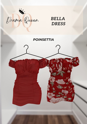 DQ Bella Dress - Poinsettia