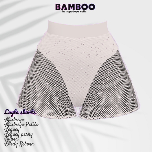 Bamboo. Layla shorts - Snow. (add me)