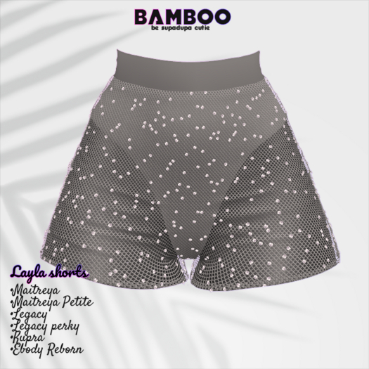 Bamboo. Layla shorts - Gray. (add me)