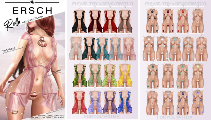 ERSCH - Rella Bodychain & Robe