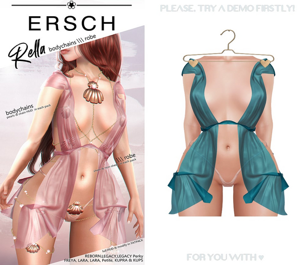 ERSCH - Rella Robe -turquoise-