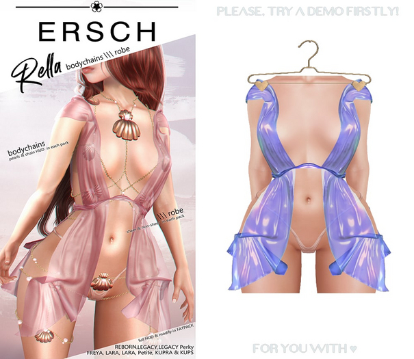 ERSCH - Rella Robe -holoviolet-