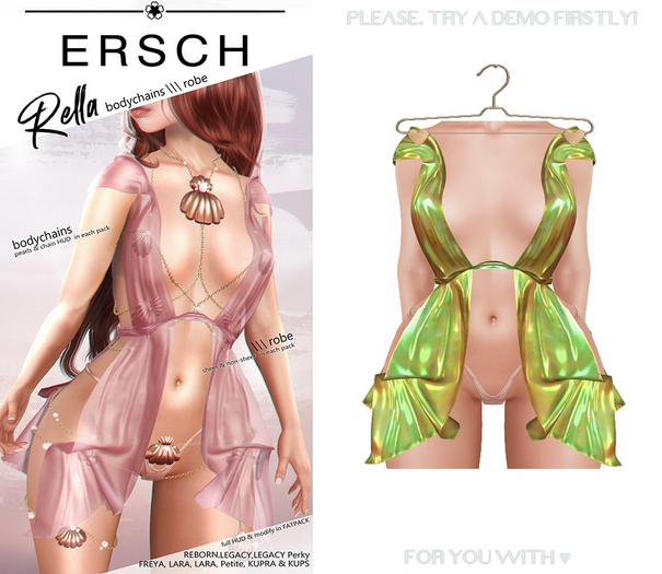 ERSCH - Rella Robe -holoyellow-