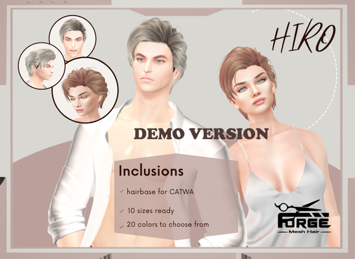 HIRO Mesh Hair Demo