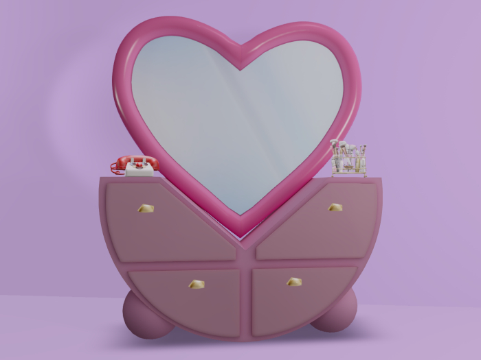 cakebatter / utonium home / heart dresser