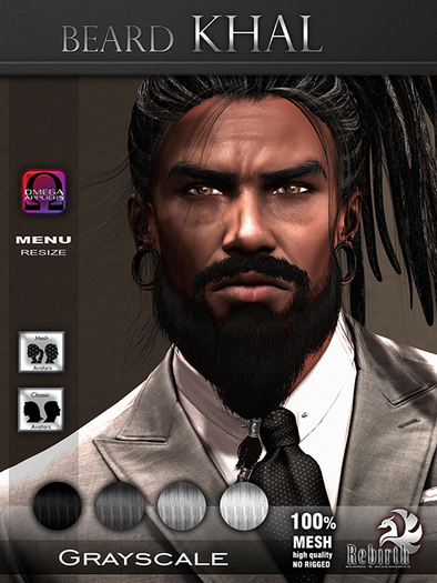 [//REBIRTH/]-BEARD_KHAL-Grayscale