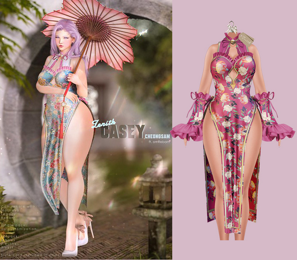 (Wear)=Zenith=Casey Cheongsam (Cherry)