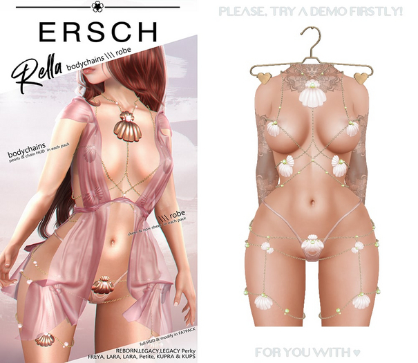 ERSCH - Rella Bodychains -cream-