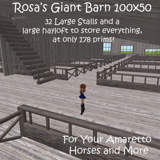 {RD} Giant Barn - 32 Large Stalls w/Hayloft
