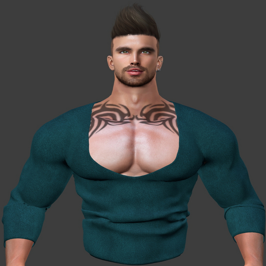 [Z] Axel Suede Top - Petrol