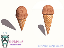 OhMyMesh! Ice Cream Large Cone 2 - Full Perm Mesh