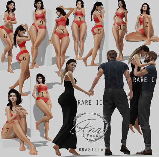 Ana Poses - Brasilia First RARE