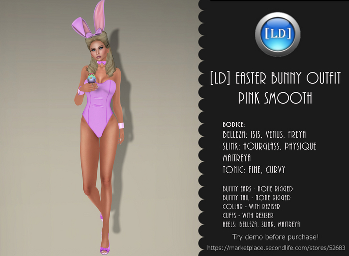 [LD] Easter Bunny_Pink Smooth
