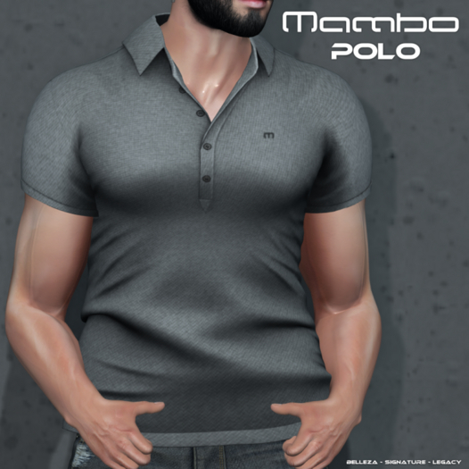 Mambo - Polo Shirt - Grey