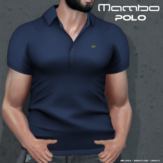 Mambo - Polo Shirt - Blue