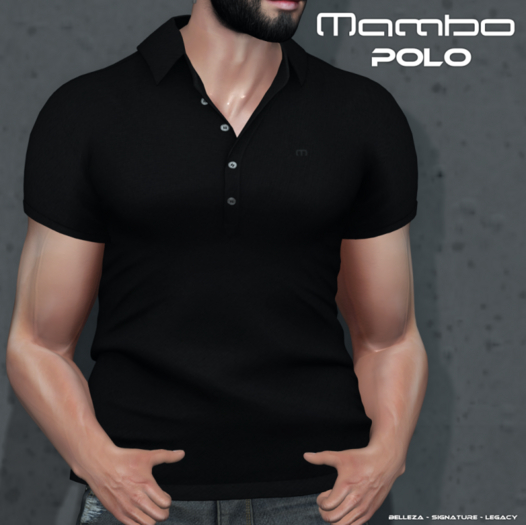 Mambo - Polo Shirt - Black