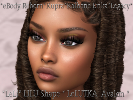 Second Life Marketplace - *LeLi* LILU Shape*LeLUTKA Avalon 3.1 Head*