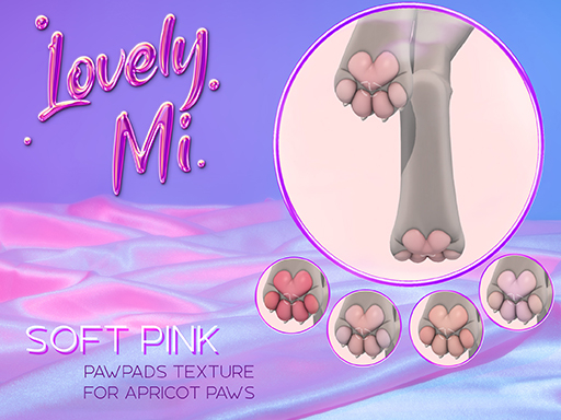Lovely Mi - Soft Pink PawPads  [Add]