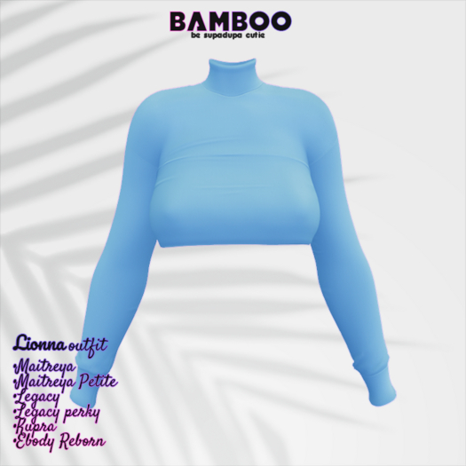 Bamboo. Lionna top - Sky. (add me)