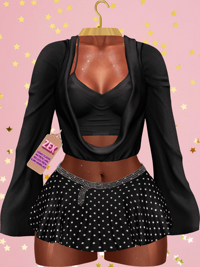 Kenya Outfit {Black Dots}