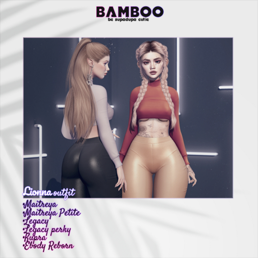 Bamboo. Lionna leggings - Fatpack. (add me)