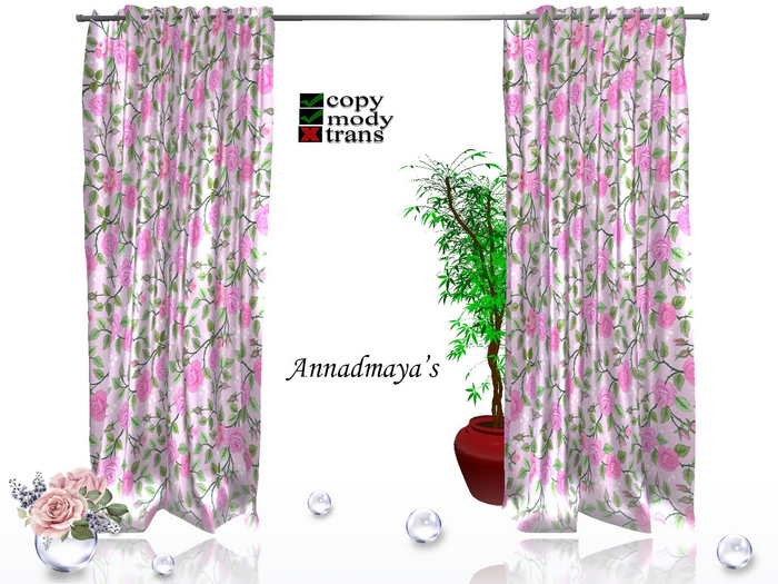 Contemporary Mesh Curtains v. 35