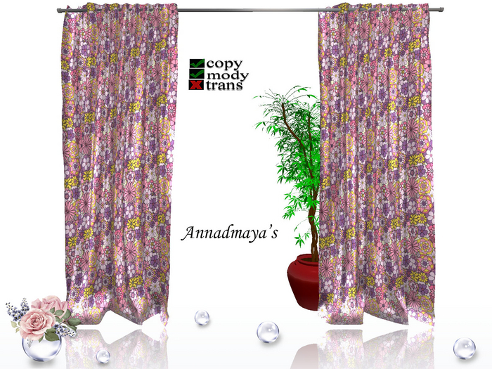 Contemporary Mesh Curtains v. 39