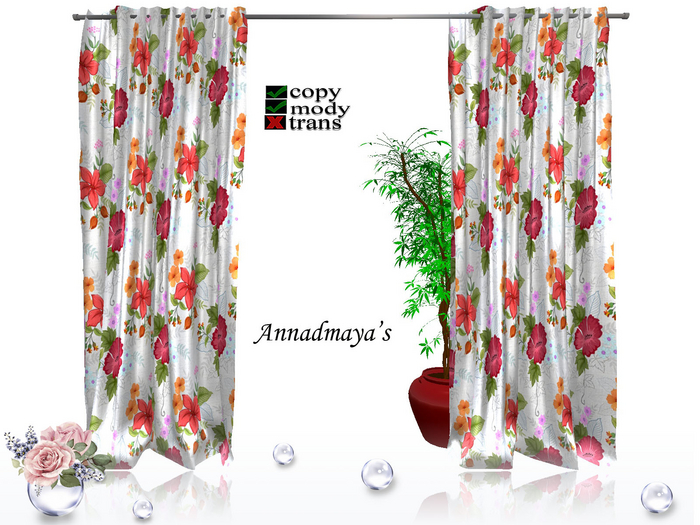 Contemporary Mesh Curtains v. 45