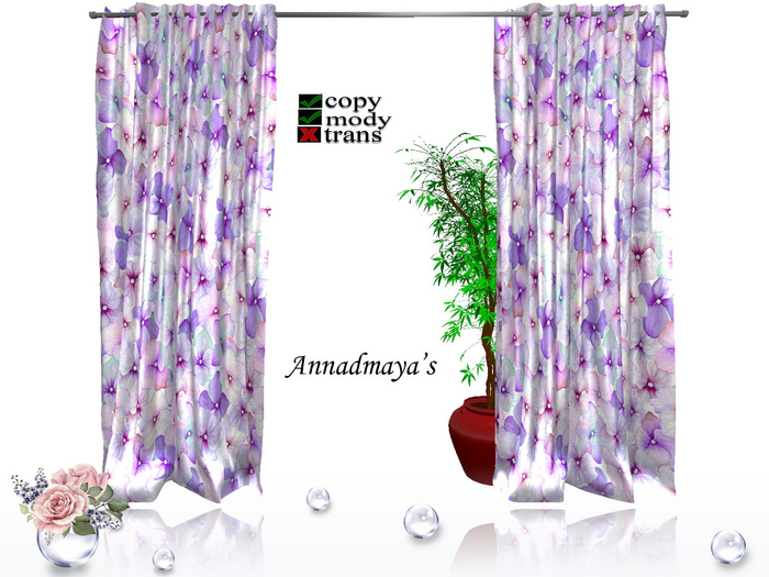 Contemporary Mesh Curtains v. 71