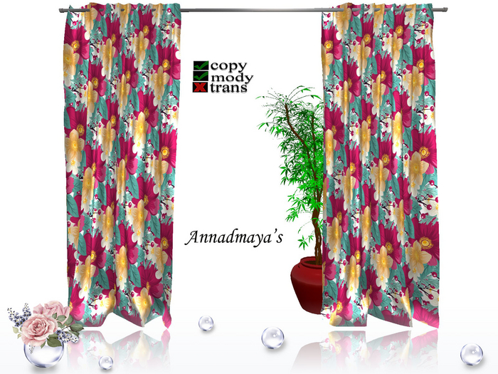 Contemporary Mesh Curtains v. 77