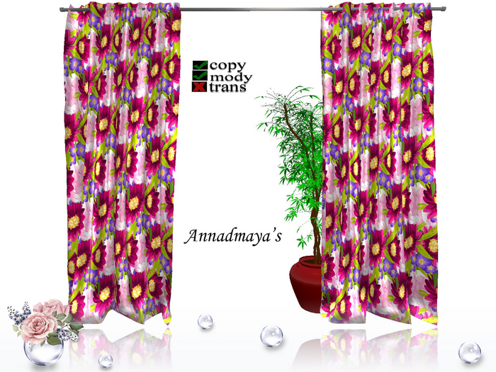 Contemporary Mesh Curtains v. 84